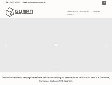 Tablet Screenshot of gumanreizen.nl